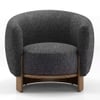 Eclipse Lounge Chair in Charcoal Colour