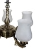 Devansh Gold Antique Wall Mounted Lamp With Black  Cotton Shade