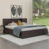 Galene Solid Wood Queen Size Drawer Storage Bed In Melamine Finish