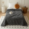Super Soft Woolen Blanket  Single Bed  Self Print  330 Cms  240 X 160