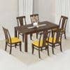 Brighton Xl 6 Seater Dining Table With Fabio Dining chair Set