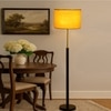 Devansh Wood & Metal Floor Lamp