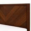 Vanya Solid Wood Compact King Bed Box Storage Provincial Teak Finish Mattress 72 x 72 Inches