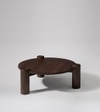 Wellc Solid Wood Coffee Table In Tobacco-Stained Finish