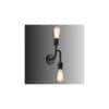 Flute Black Metal Wall Light