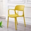Kepler Brooks Vola Cafeteria Dining Chair in Yellow Colour