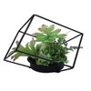 Artificial Succulent Indoor Plant With A Metal Stand