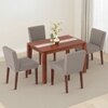 Atlas Solid Wood 6 Seater Compact Dining Table with Atlas Dining chair