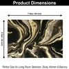 Luxe Home Polyester Cosmic Swirl Carpet – (5x7 Feet, Multicolor, TPR)