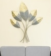 W-Ehaan Abstract Metal Wall Decor in Multicolor Set of 1