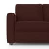 Apollo 1 Seater  Fabric Sofa In Deep Crimson Velvet Colour