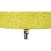 Anne Yellow Natural Fiber Shade Table Lamp with Natural Wooden Base