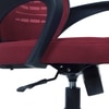 Diicea Mid Back Ergonomic Chair in Maroon Colour