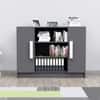 Hexa Engineered Wood Bookshelf in Slate Grey Colour