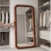 The Artment Unbreakable Brown Square Puff Floor Mirror (160 x 60) cm
