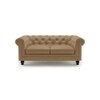 Winchester 2 Seater Leather Sofa in Camel Colour