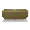 Clarkson 3 Seater Leatherette Sole in Olive Green Colour