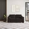 Esquel Premium 2 Seater Fabric Sofa in Deep Brown Velvet Colour