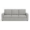 Apollo Sofa Set (Colour : Vapour Grey, Cushion : Hard, Back Type : High Back, Seater : 3+1+1)