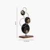 Luke Metal Showpiece in Black Colour
