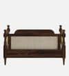 Rattan Solid Wood 2 Seater Sofa in Provincial Teak Finish