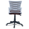 Xxeana Mid Back Ergonomic Chair in Brown Colour