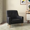Hagen Lounge Chair in Licorice Black Colour