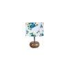 Magnolia Multicolor cotton & solid wood table lamp