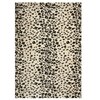 Multicolor Abstract Machine Made Polyester 3 X 5 Feet Carpet