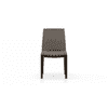 Galatea Dining Chair Set Of 2 Teak In American Walnut Finish With Grey Colour Fabric