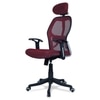 Reaii Mid Back Ergonomic Chair in Maroon Colour