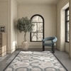 Jaipur Rugs Soft Modern Geometric Wool Dhurrie Rug Grey 6x9 ft