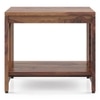 Beirut Solid Wood Bedside Table in Teak Finish