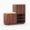 Wollman Shoe Rack Of 30 Pairs In Provincial Teak Color