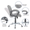 Ammoreavolea Mid Back Executive Chair in Grey Colour