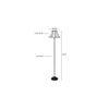 Shane Black Cotton Shade Floor Lamp