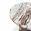 Drift Marble Coffee Table In Creem Finish
