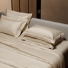 Stoa Paris Super King Size Bedsheet with 4 Pillow Covers  Size Charming Ivory