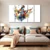 The Castle Decor Krishna Ji Wall Painting Wooden Framed 27x48 Inch (Style 11)