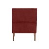 Leston Upholstered Fabric Arm Chair in Copper