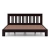 Beirut Solid Wood Bed Queen Size In Mahogany Finish
