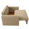 Melano  Pull Out Sofa cum Bed  in Beige Colour