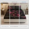 Stoa Paris 300TC UltrSatin King Bedsheet Set Satin King Magenta Bold