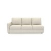 Apollo Compact Sofa (Colour : Pearl, Cushion : Soft, Back Type : Regular, Seating Capacity : Right Aligned 3 Seater + Right Aligned Chaise + Ottoman)