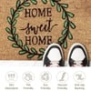 Luxe Home 100% Natural Coir Doormat Home Sweet Home Print (71x45 cm)