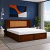 Aaranya Solid Wood Comfort Queen Bed Box Storage Provincial Teak Finish Mattress 60 x 78 Inches