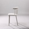 Kepler Brooks Aura Cafeteria Dining Chair in Grey Colour