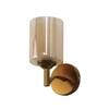 Eliante Modern Wall Lights Mild Steel & Glass Material Antique Gold & Champaign Finish