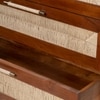 Abacus Solid Wood Chest of Drawers in Brown Colour