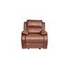 Cheer Leatherette One Seater Manual Recliner in Tan Colour